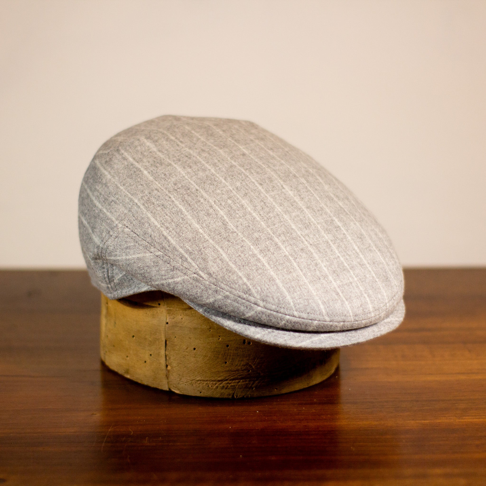 County Cap - Winter Pinstripe Grey AW25