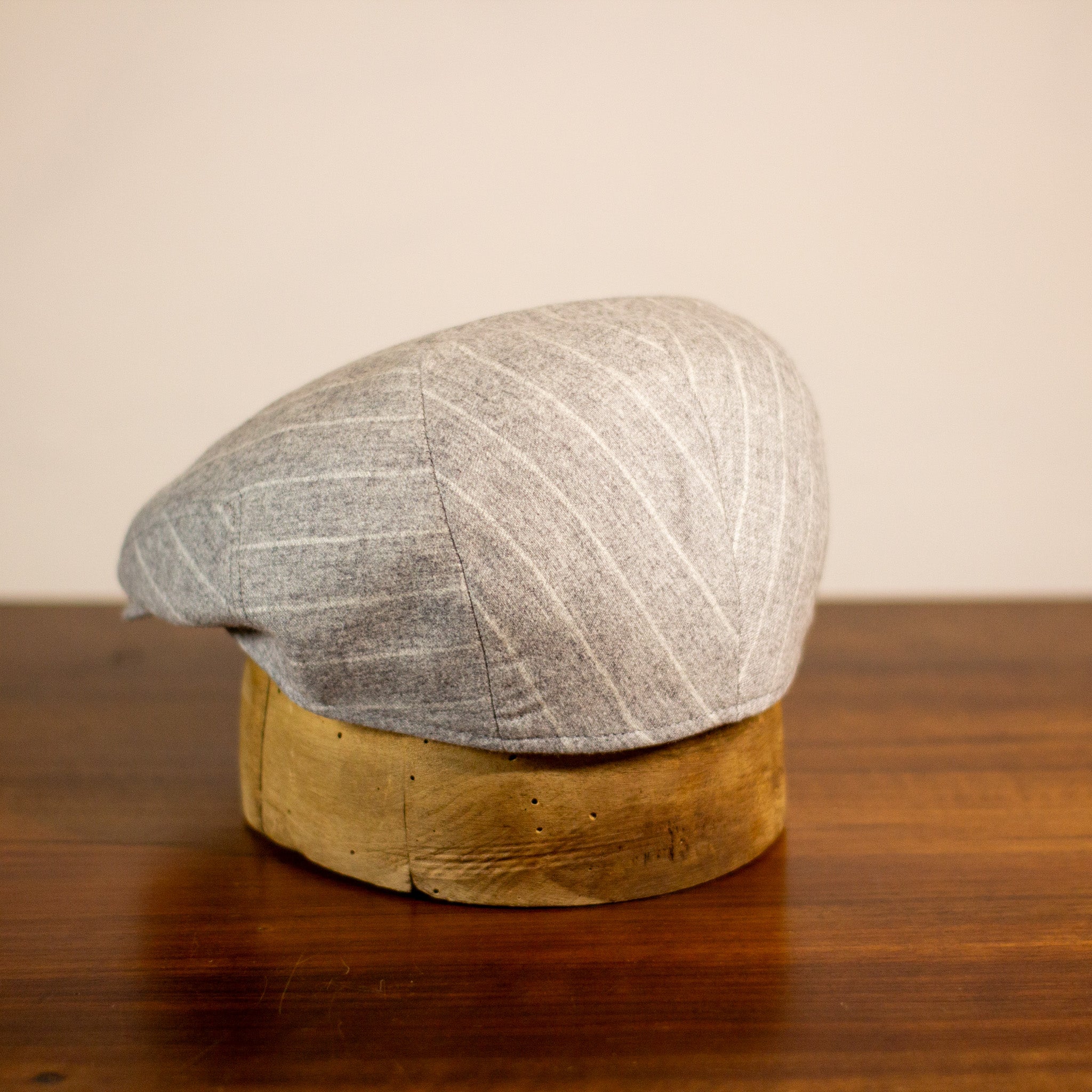 County Cap - Winter Pinstripe Grey AW25