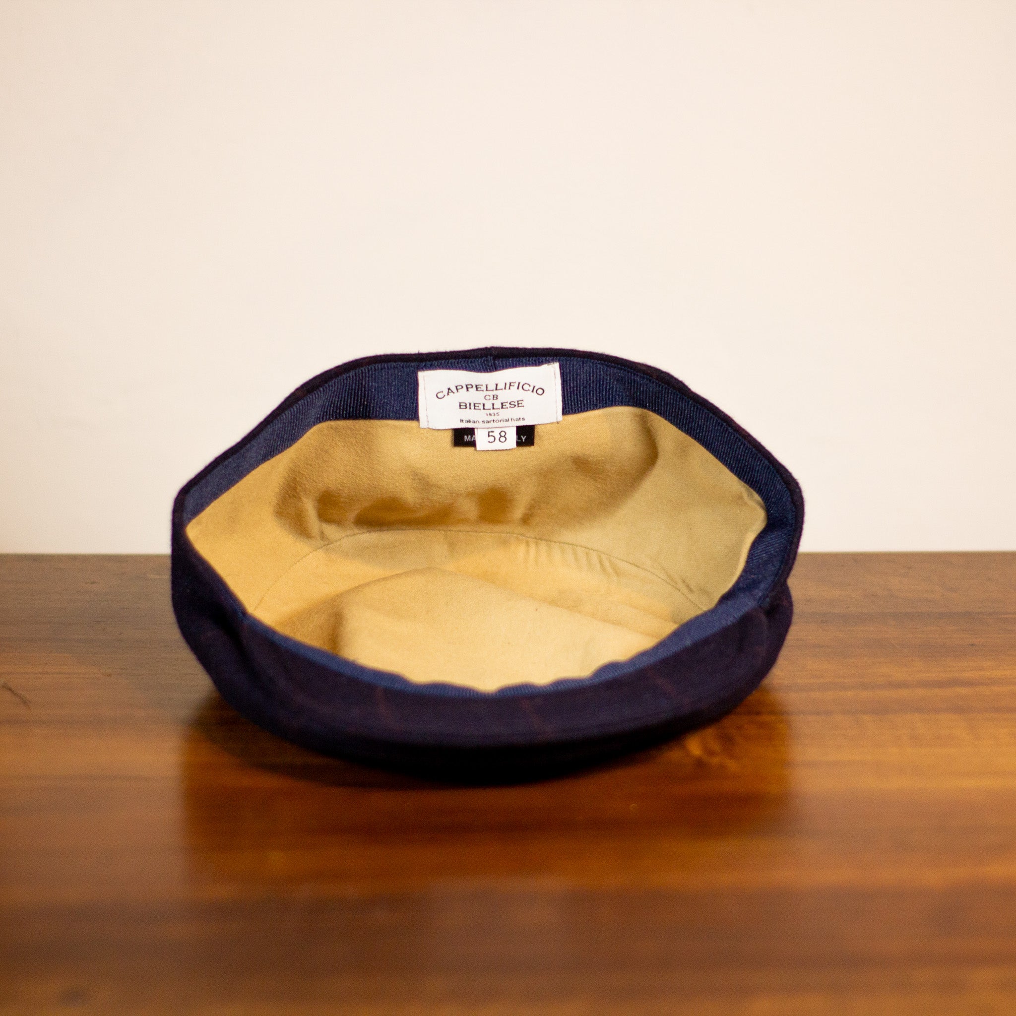 County Cap - Classic Check Blu Navy AW25