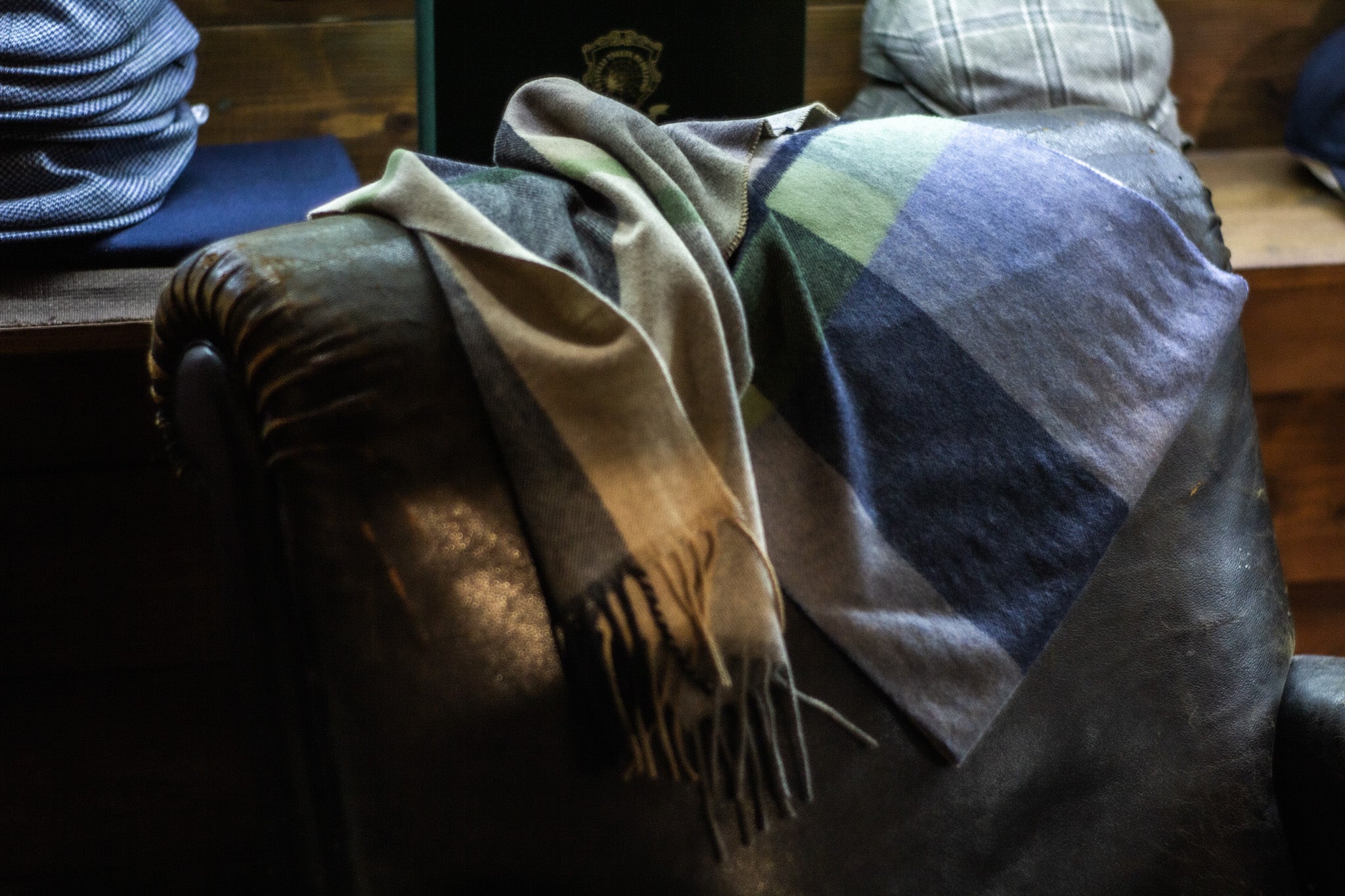 Cashmere Scarf CB1935 - Multicolored with Beige