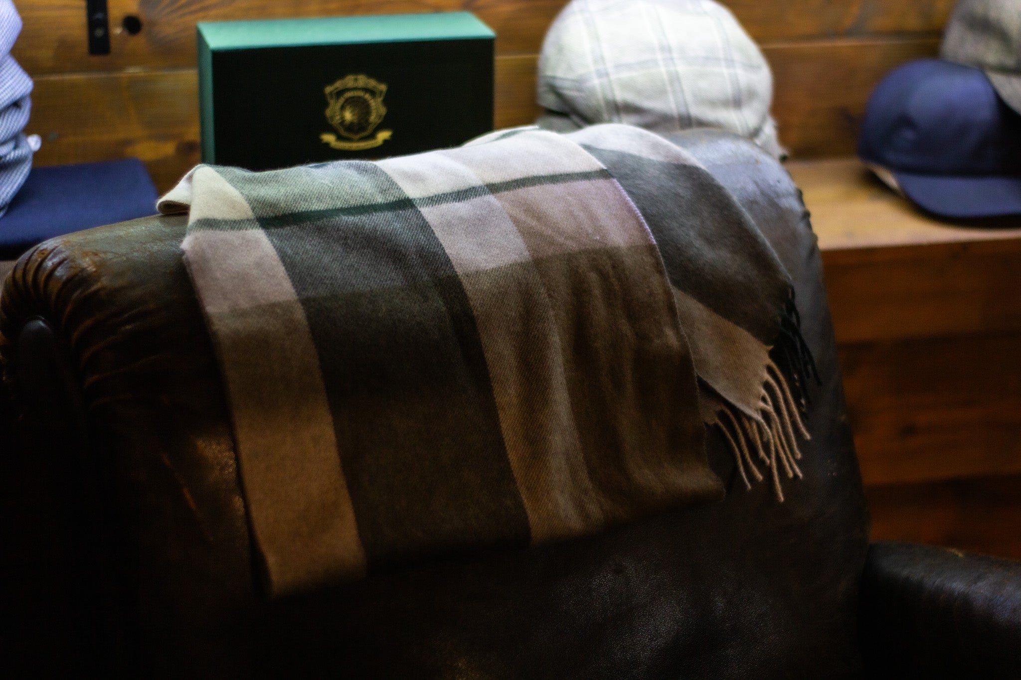 Cashmere Scarf CB1935 - Multicolored with Beige