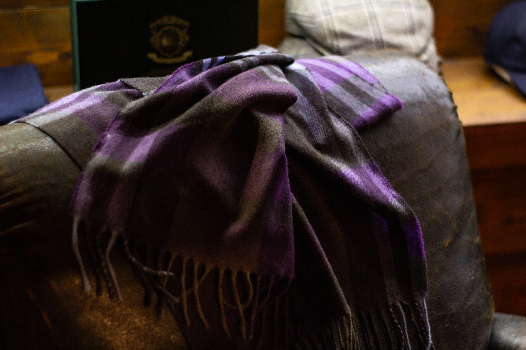 Cashmere Scarf CB1935 - Multicolored with Beige