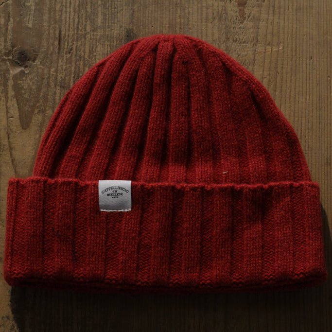Cashmere Beanie - Red