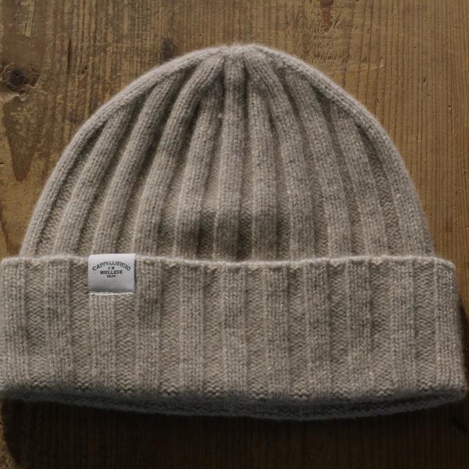 Cashmere Beanie - Cream