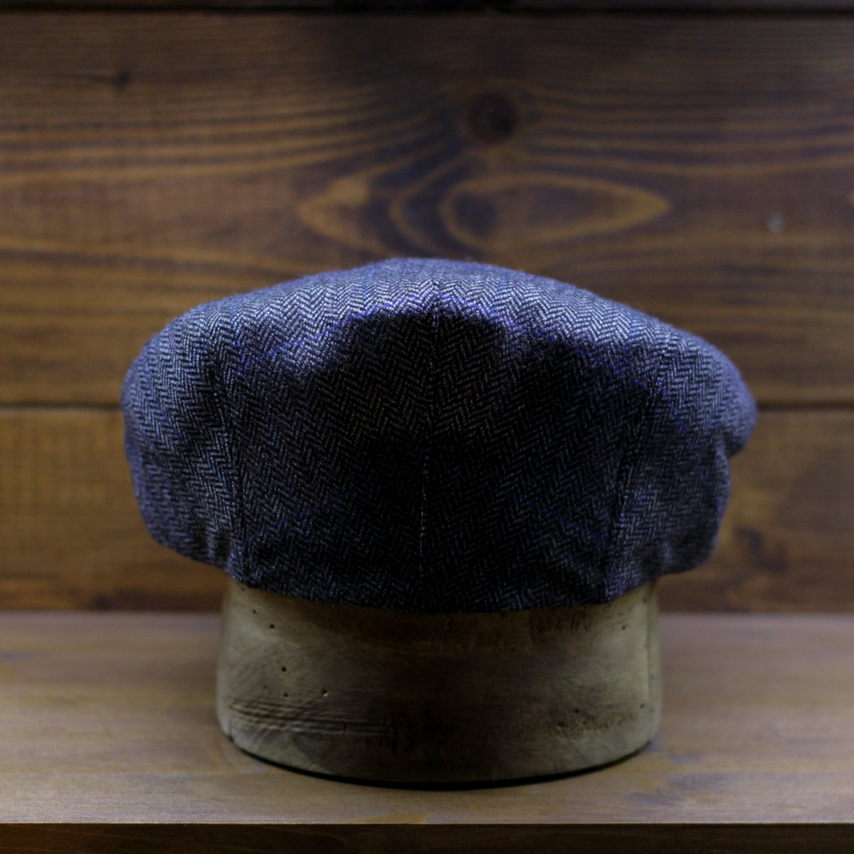 County Cap PR - Overcheck Herringbone Grey