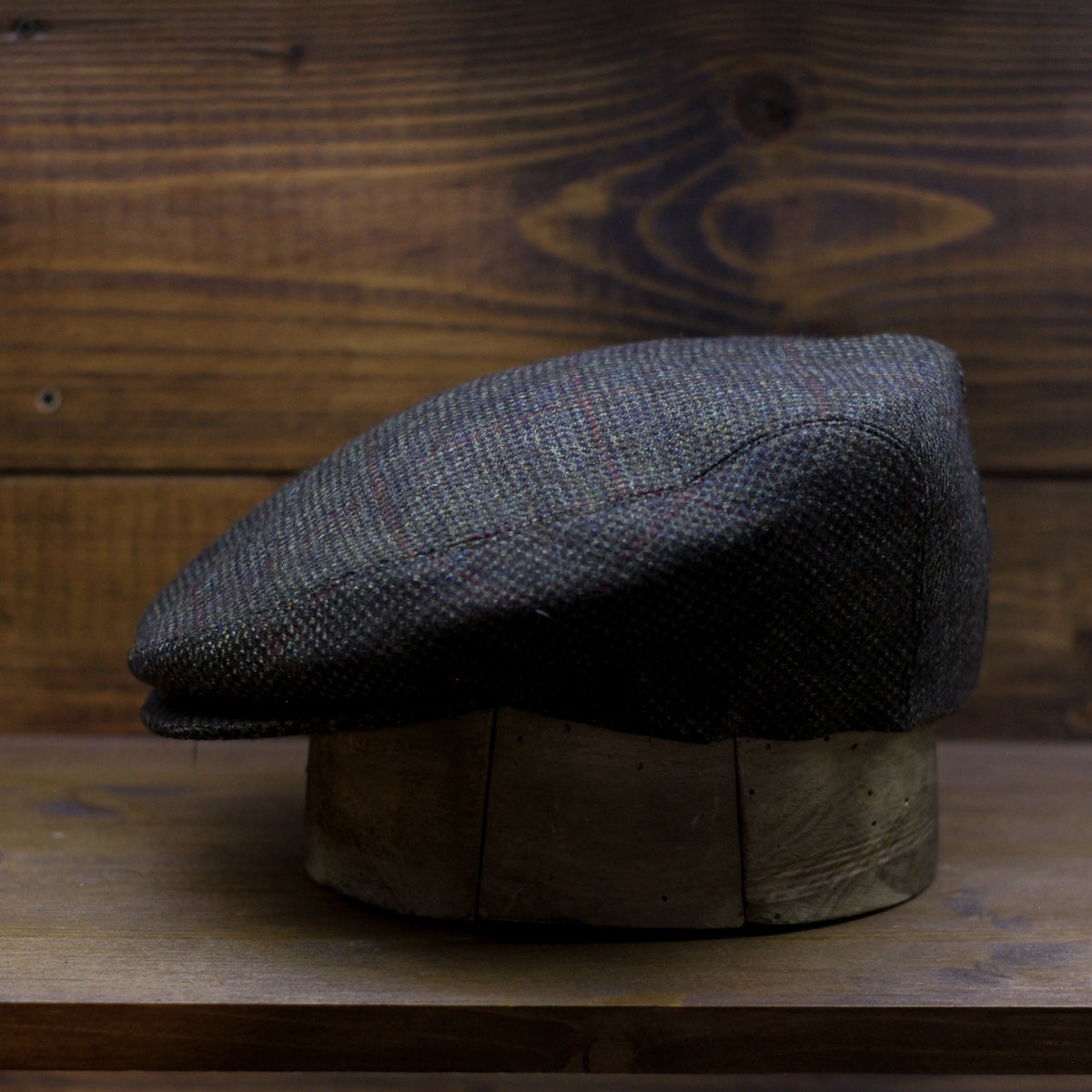 County Cap PR - Overcheck Green & red
