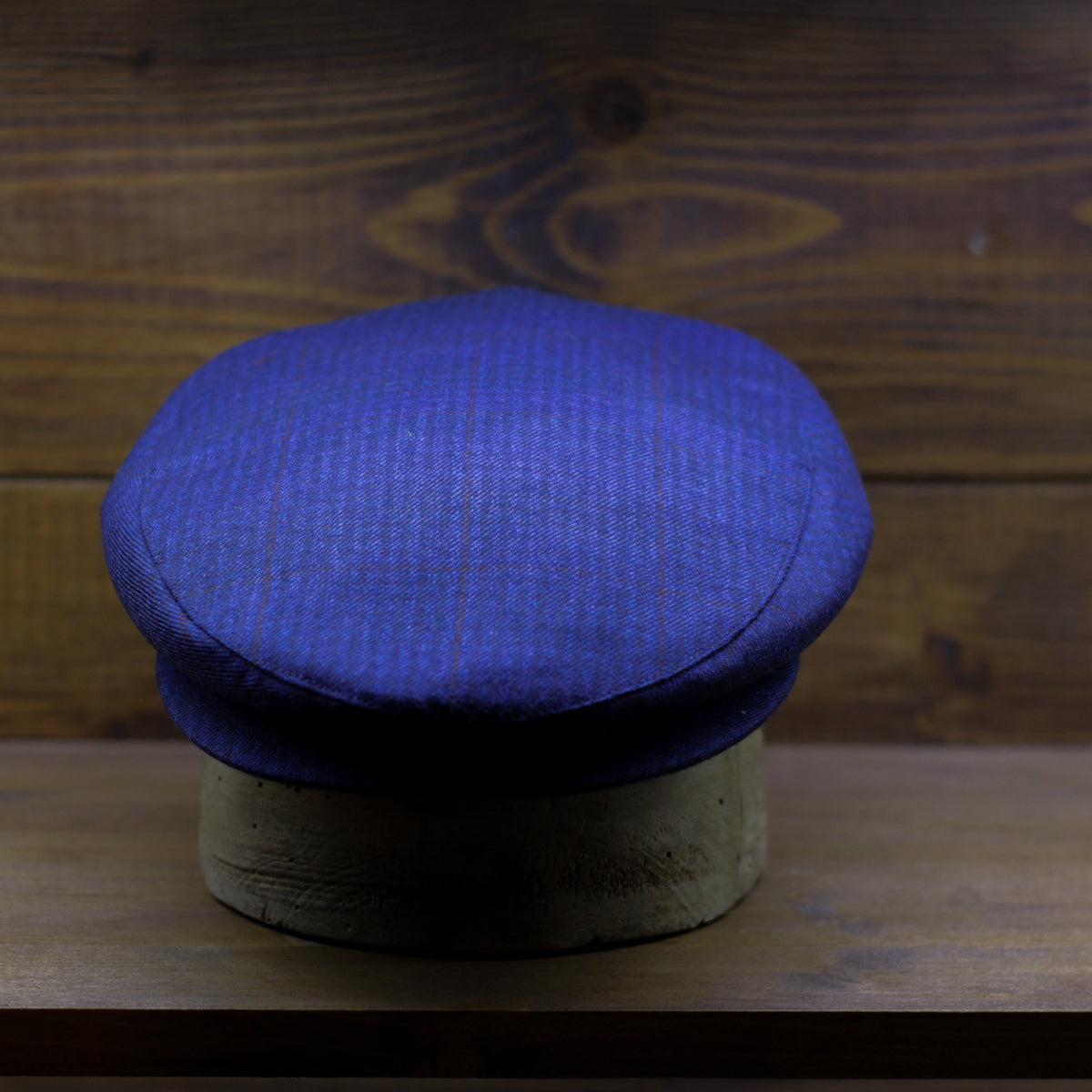 County Cap PR - Overcheck blue and red