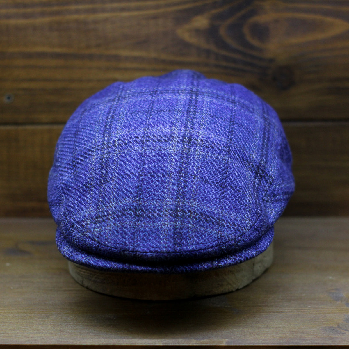 County Cap - Check Light Blue