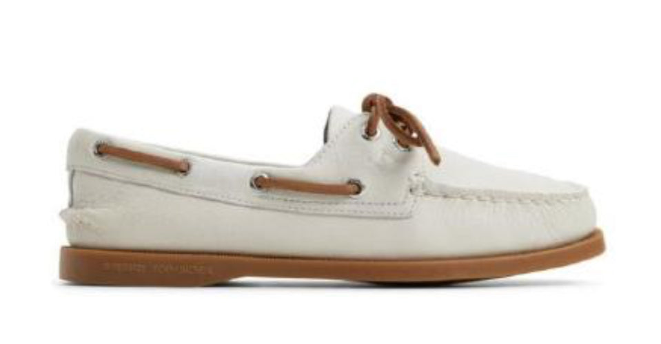 Sperry Boat Shoes AO 2 EYE - White Gum Leather Smooth