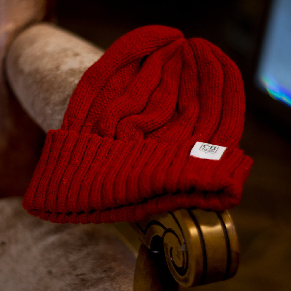 Wool Beanie - Flame
