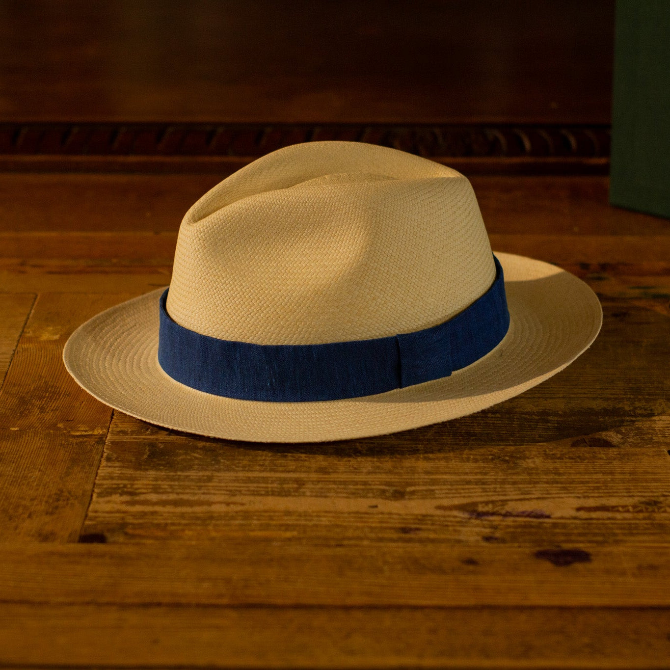 GENUINE PANAMA - Blue Linen