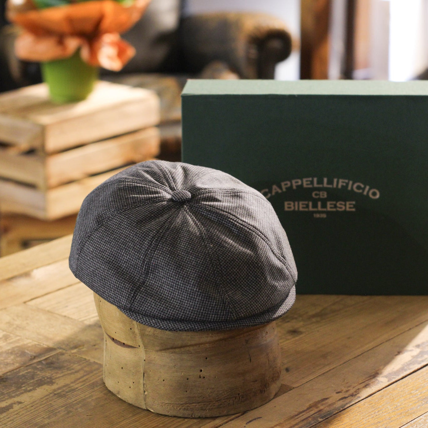 Polly Boy - Micro Pied De Poule Dark Grey