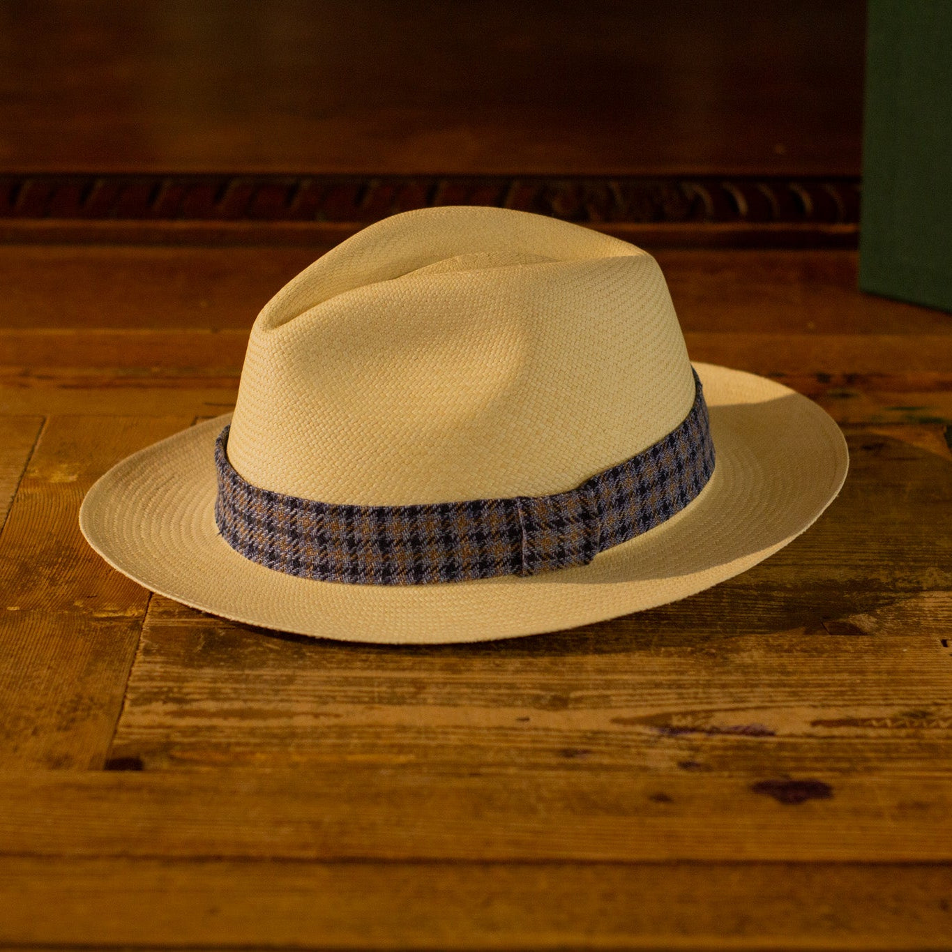 GENUINE PANAMA - Yellow&Blue Microcheck